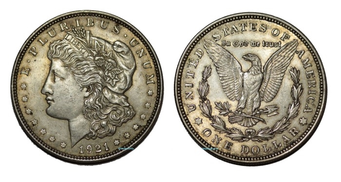 USA, Morgan Dollar 1921